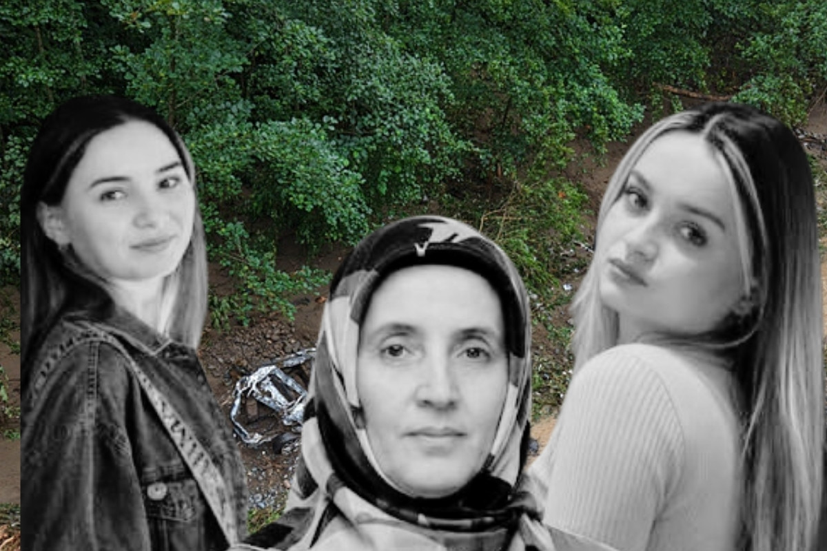Giresun'da üç kişilik aileyi hayattan koparan sel böyle geldi