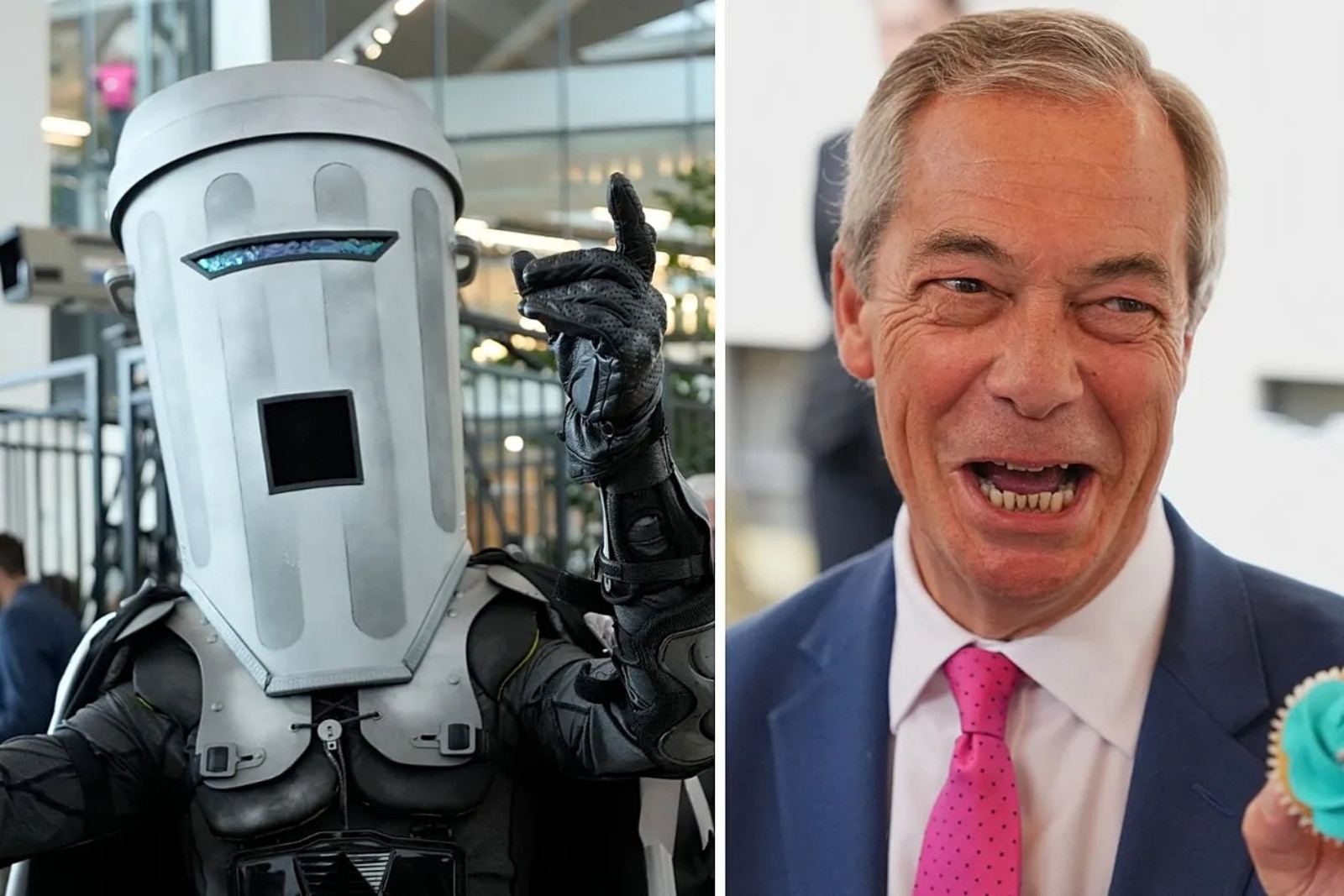 Nigel Farage, çöp kutusu rakibini geride bırakarak seçimi kazandı