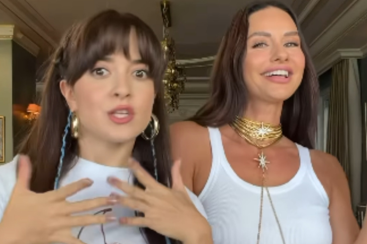 Yasemin Ergene'den şarkıcı Melis Fis'le sürpriz Tuzlu kahve dansı