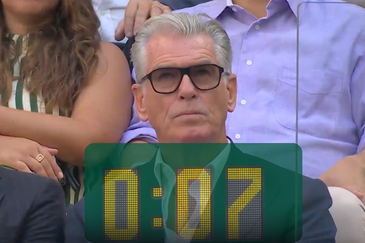 Amerika Açık Tenis Turnuvası'nda Pierce Brosnan'a James Bond sürprizi