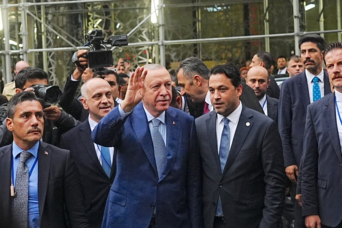 Cumhurbaşkanı Erdoğan'a  New York'taki Türkevi'nde sevgi gösterisi