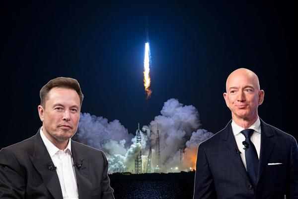 Dünyanın en zengini Elon Musk'tan dünyanın en zengin ikinci kişisi Jeff Bezos'a Blue Origin tebriği