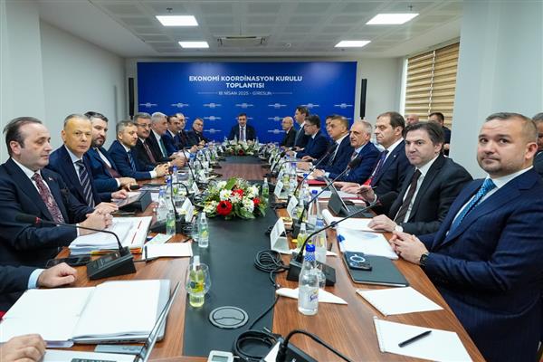 Ekonomi Koordinasyon Kurulu, Cumhurbaşkanı Yardımcısı Cevdet Yılmaz Başkanlığı'nda toplandı