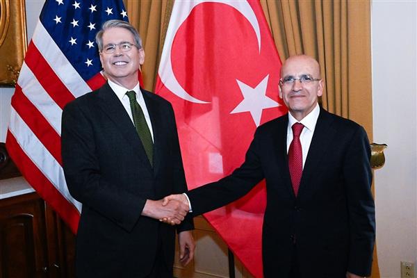 ABD Hazine Bakanı Bessent'le görüşen Mehmet Şimşek: İşbirliğimizin potansiyeli muazzamdır