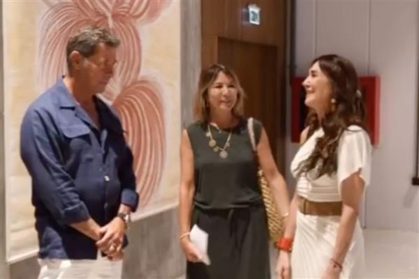 Boyner çiftinden Vuslat sergisine ziyaret