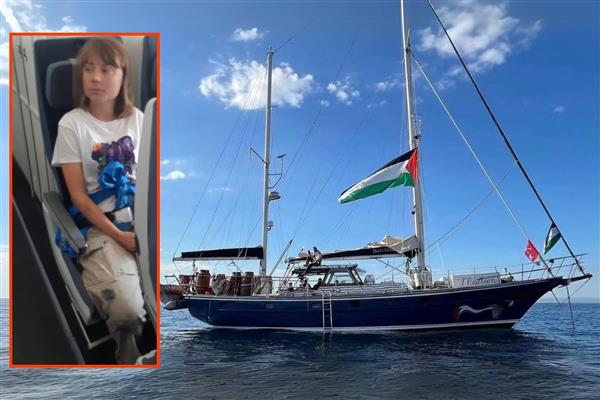 İsrail, Gazze'ye yardım taşıyan Madleen gemisinde alıkoyduğu 4 aktivisti sınır dışı ediyor