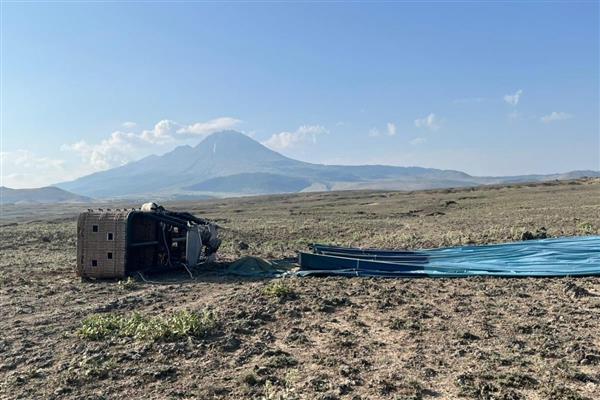 Balon kazası: Pilot öldü, 19 turist yaralandı
