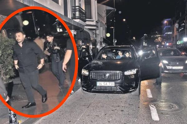 Cevdet Çetindoğan gizemli sevgilisiyle Bebek gecelerinde