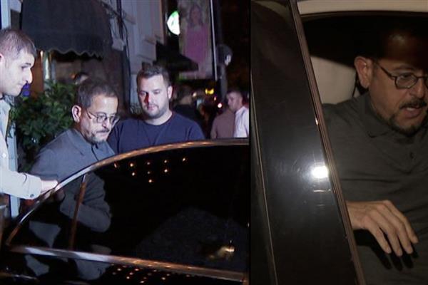 İş insanı Ali Sabancı Bebek Otel'den çıkarken görüntülendi
