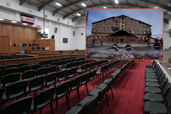 Kartalkaya otel yangını davası için 700 kişilik özel salon