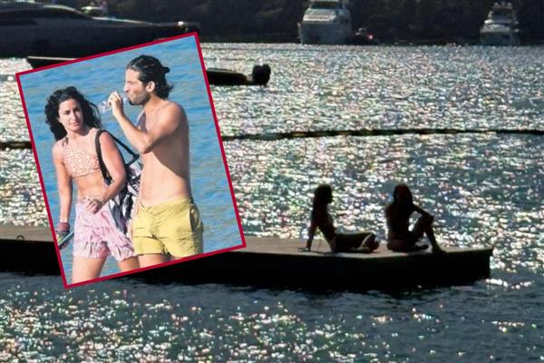 Eski İşletmeci Murat Kazancıoğlu, modacı Vanessa Sason ile Bodrum'da tatil keyfi yaşıyor