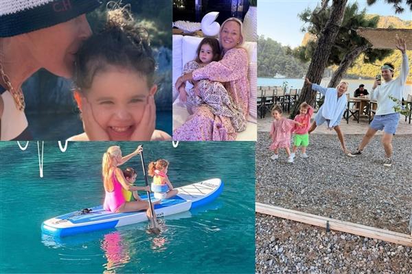 Bettina Machler, yaza birlikte giriş yaptığı torunları ile bu kez de kapanışı yaptı