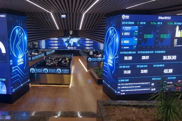 BIST 100 endeksine dahil hisselerin 46'sı prim yaptı, 53'ü geriledi