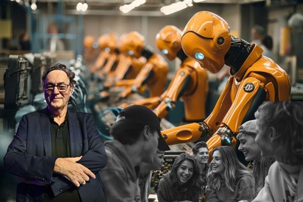 Fütürist Gerd Leonhard'a göre yakın gelecekte işleri makineler üstlenecek, insanlar aynı paraya 3-4 saat çalışacak