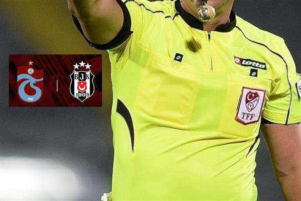 Süper Lig'in 16'ncı haftasında oynanacak Trabzonspor Beşiktaş derbisinin hakemi Ali Şansalan oldu