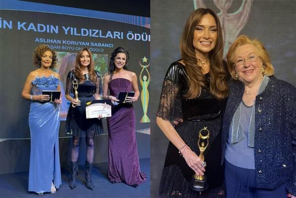 Sabancı ailesinin yazar gelini Aslıhan Sabancı'ya onur ödülü