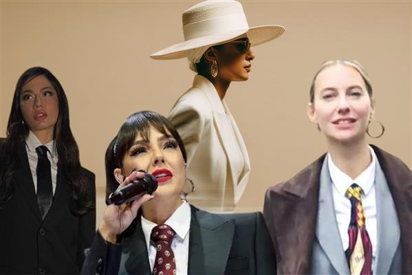 Maskülen şıklık Ebru Gündeş, Demet Özdemir ve Tuba Ünsal'ın tercihi oldu