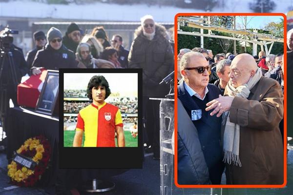Aralarında Baba Patron Ahmet Yüce'nin de olduğu Galatasaraylılar, efsane futbolcuları Gökmen Özdenak'ı son yolculuğuna uğurladı