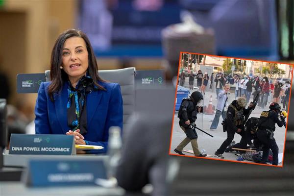 Her gün göçmenlere yapılan operasyonların haber olduğu ABD'de 6 yaşında Mısır'dan ABD'ye göçen Dina Powell McCormick Meta'nın ilk 'başkan'ı oldu