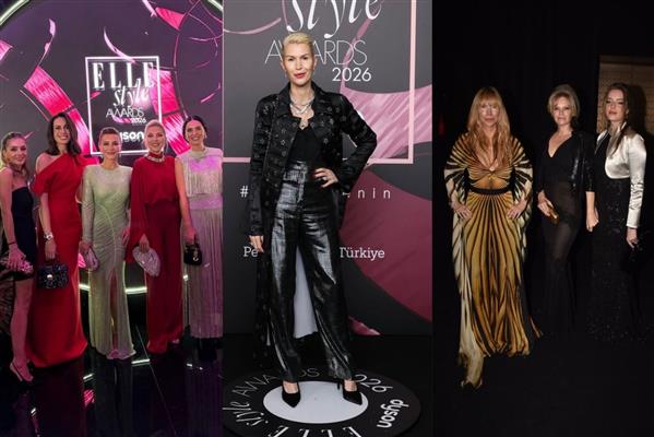 Elle Style Awards 2026 ödül töreninde Arzu Sabancı'dan Elif Dürüst'e ünlülerin stil yarışı