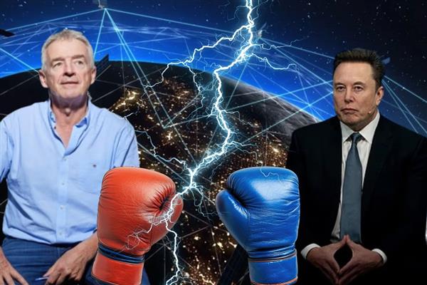 Elon Musk ile Ryanair CEO'su Michael O'Leary arasında Starlink üzerinden sert tartışma