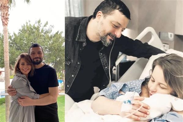 Mehmet Erdem ve Vildan Atasever bebeklerini kucaklarına aldılar