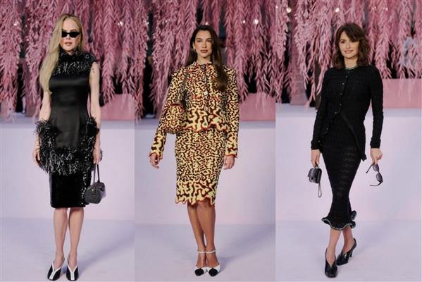 Moda'nın kalbi Paris'te attı, ünlü isimler kırmızı halıda moda rüzgarı estirdi