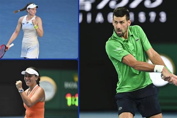 Avustralya Açık'ta Djokovic, Rybakina ve Pegula yarı finale çıktı