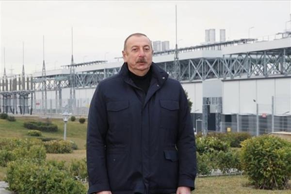 Azerbaycan'da 'Zengezur Elektrik İletim Hattı'nın yapımına başlandı