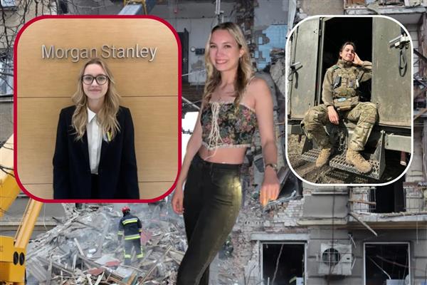 Morgan Stanley analisti Viktoriia Honcharuk lüks Manhattan hayatını geride bırakıp cepheye koştu