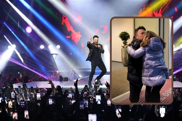 İstanbul'daki konserlerini tamamlayarak Almanya'ya dönen Tarkan kızı Liya ile buluştu, o anlar binlerce beğeni aldı