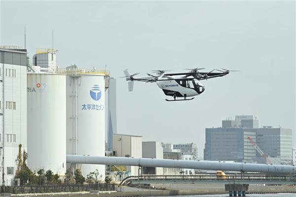 Tokyo'da dikey kalkış ve iniş yapabilen elektrikli hava aracının testi gerçekleştirildi