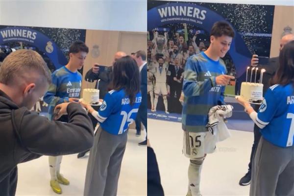 Duru Nayman, Benfica maçının ardından Arda Güler'in doğum gününü kutladı