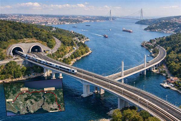 İstanbul'un kuzey hattını Yavuz Sultan Selim Köprüsü üzerinden bağlayacak demir yolu için ihale süreci başladı