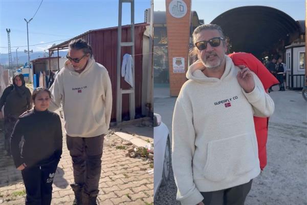 Çelik Ramazan ayında Hatay ve İskenderun'da depremzedelerle buluştu