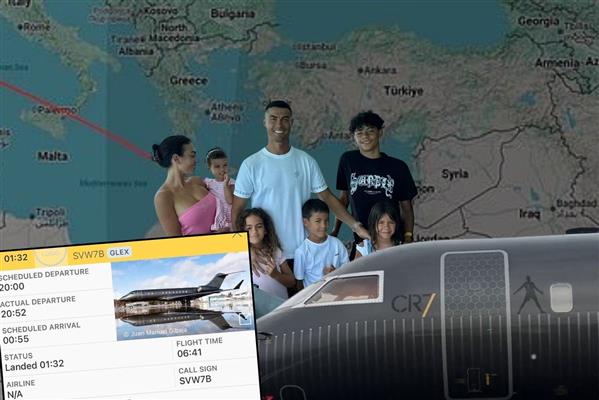 Orta Doğu'da savaş çanları çalarken Ronaldo'dan gece yarısı hamlesi, 61 milyon sterlinlik jetle Madrid'e kaçtı