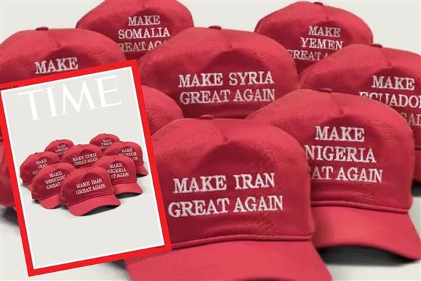 TIME dergisinin yeni kapağında ABD Başkanı Donald Trump göndermesi