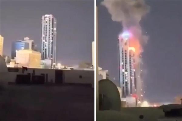 İran, ABD'nin en büyük bankalarından biri olan Citibank'ın Birleşik Arap Emirlikleri'nin Dubai kentindeki şubesinin bulunduğu gökdeleni İHA ile vurdu