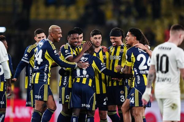 Fenerbahçe, Kadıköy'de ağırladığı Gaziantep'i farklı mağlup etti