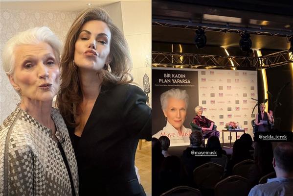 Elon Musk'ın annesi Maye Musk kitabı için İstanbul turunda
