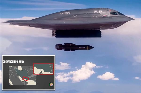 CENTCOM duyurdu, Hürmüz'de yer altındaki füze üslerine ağır bombardıman