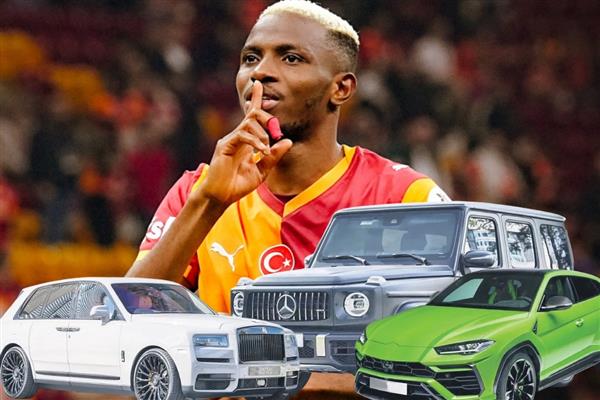 Galatasaray'ın 75 milyon uroluk yıldızı Victor Osimhen, sahadaki hızını garajına taşıdı; lüks araç koleksiyonunun toplam değeri 300 milyon TL