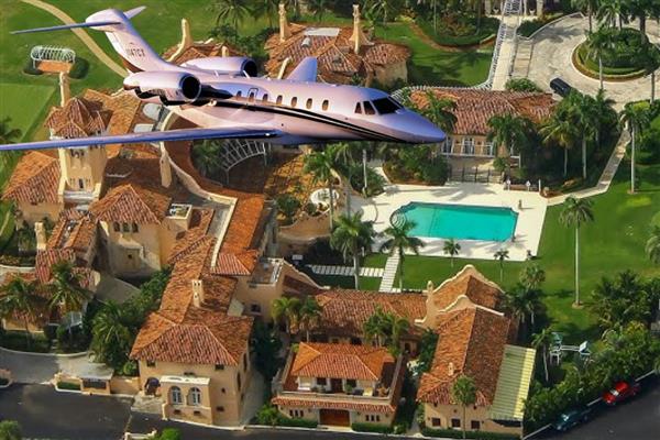 ABD Başkanı Trump'ın konutunun üzerinde uçan sivil uçağı savaş uçakları uzaklaştırdı