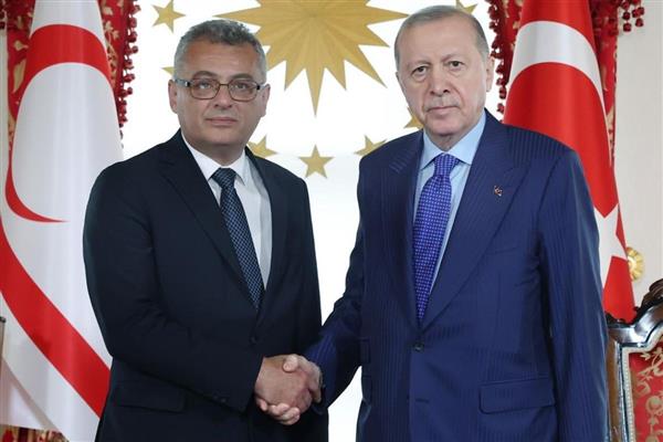 Cumhurbaşkanı Erdoğan, savaş bahanesiyle Kıbrıs Adası'na gönderilen askeri unsurlara dikkat çekti