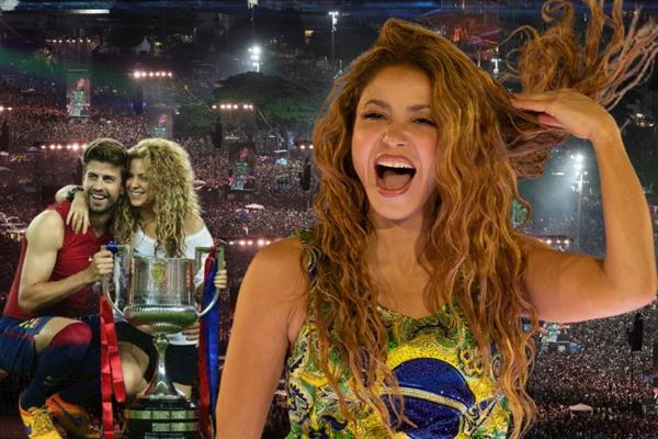 Shakira'nın 2 milyonluk Brezilya konserine Pique tepkileri damga vurdu, sahnede ayrılık göndermesi geldi