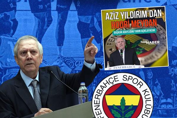 Aziz Yıldırım'ın adaylığını 16 saat önce Patronlar Dünyası duyurdu, bugün Aziz Yıldırım resmen adaylığını açıkladı