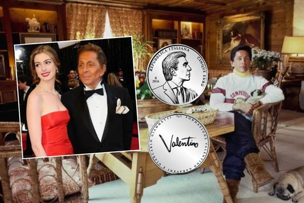 İtalya Devlet Darphanesi, 19 Ocak'ta hayatını kaybeden modacı Valentino Garavani için özel hatıra parası basacak