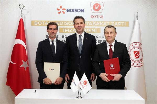 BOTAŞ ile İtalyan enerji şirketi Edison'dan doğal gaz ve LNG işbirliği