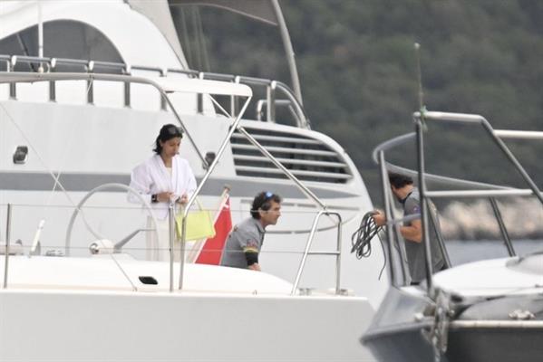 Cem Hakko ve Nazlı Kayaaslan çifti Bodrum'da sezonu açtı