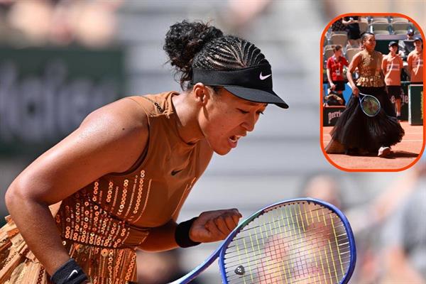 Kortta sadece tenis değil moda da konuşuldu, Osaka'nın ışıltılı Fransa Açık stili